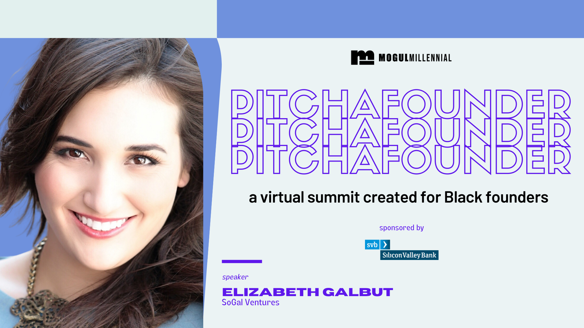 Elizabeth Galbut of SoGal Ventures at Pitch a Founder