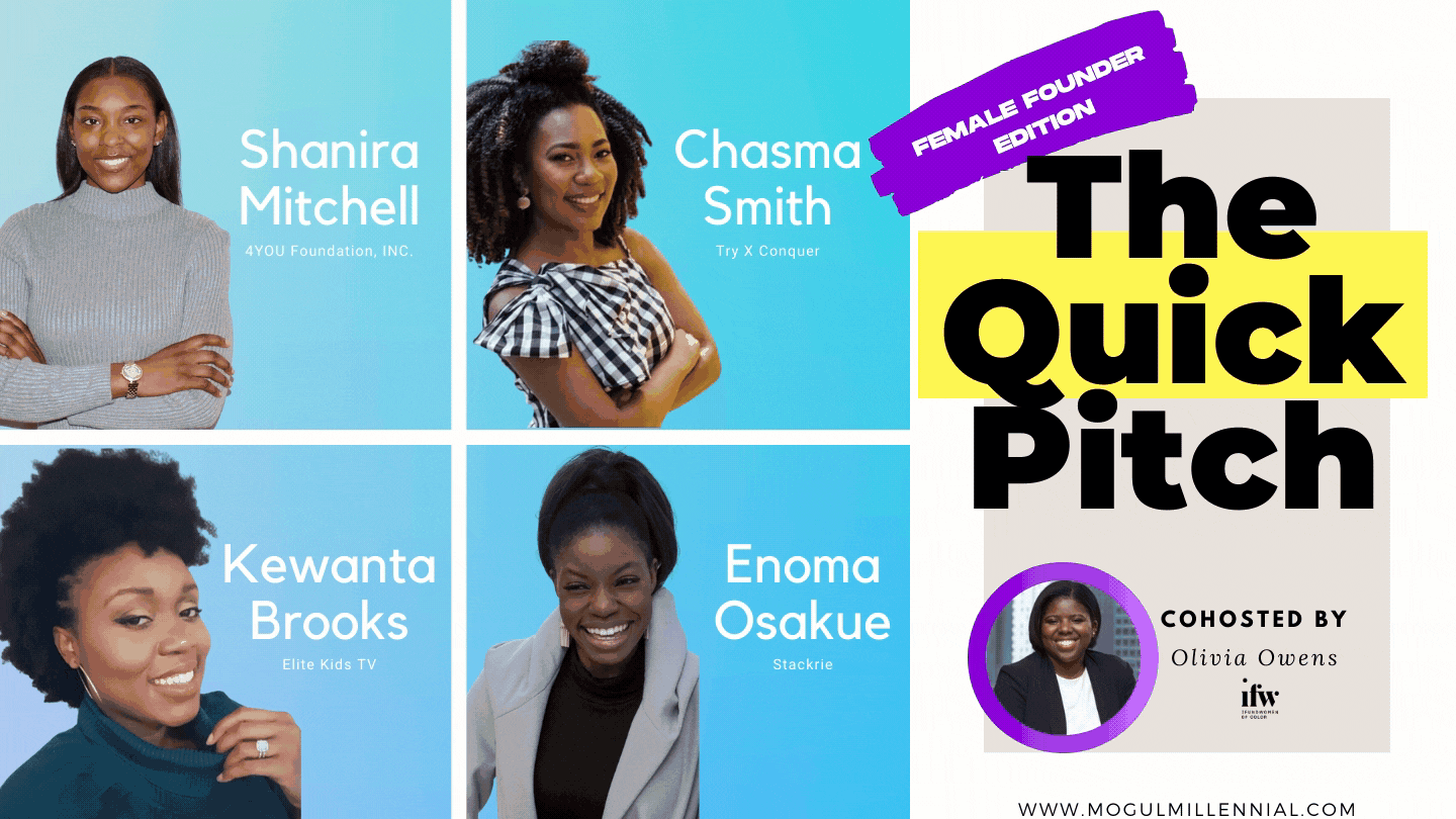 [Watch] 4 Black founders practice their pitch at The Quick Pitch