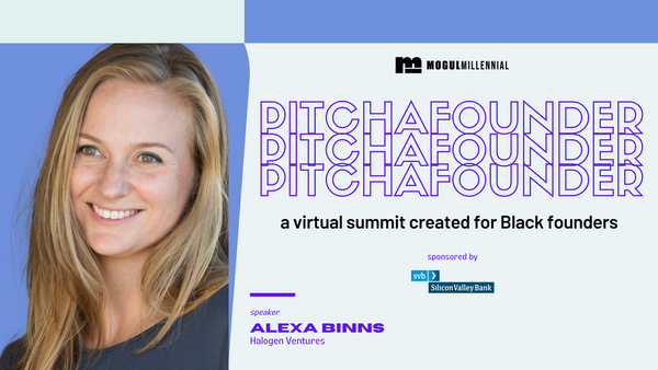 Alexa Binns of Halogen Ventures at Pitch a Founder